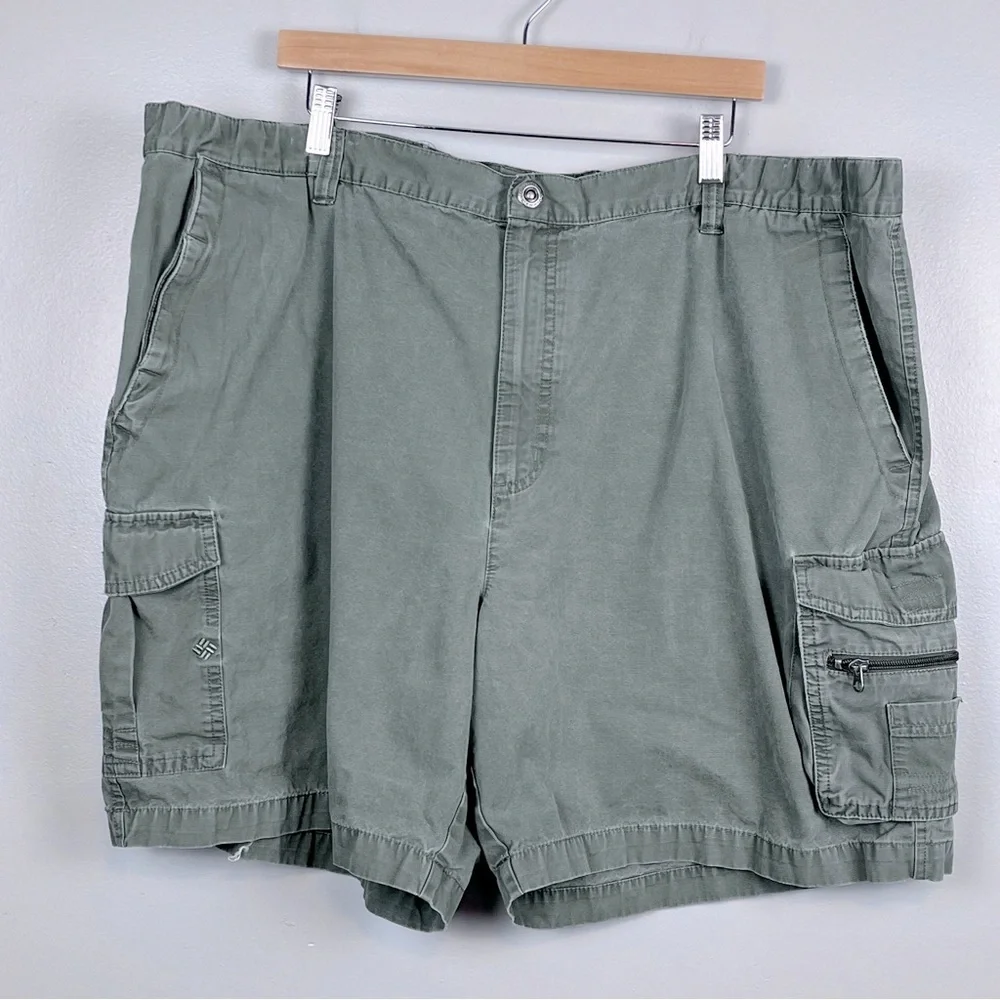 Columbia Sportswear Men's XCO 100% Cotton Canvas Cargo Shorts Size 3XB; Outdoor
